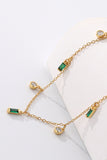 18K Gold Plated Multi-Charm Chain Necklace