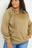 Fall Festival Full Size Side Tie Longline Hoodie